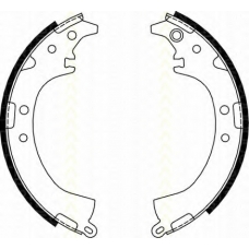 8100 13569 TRISCAN Комплект тормозных колодок