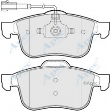 PAD1480 APEC Комплект тормозных колодок, дисковый тормоз