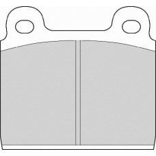 FD51A NECTO Комплект тормозных колодок, дисковый тормоз