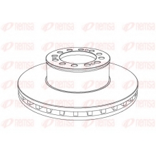 NCA1046.20 KAWE Тормозной диск