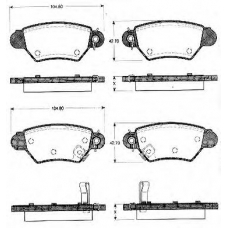 BLF1087 QUINTON HAZELL Комплект тормозных колодок, дисковый тормоз