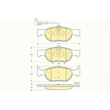 6112912 GIRLING Комплект тормозных колодок, дисковый тормоз