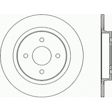 BDA2346.10 OPEN PARTS Тормозной диск