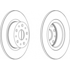 DDF805-1 FERODO Тормозной диск