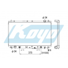 PA010583 KOYO P-tank corrugate-fin ass'y