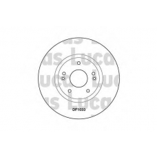 DF1033 TRW Тормозной диск