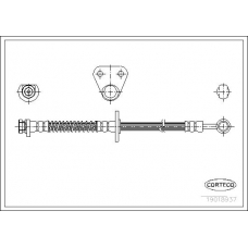19018937 CORTECO Тормозной шланг