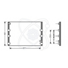 30T0032 ELECTRO AUTO Конденсатор, кондиционер
