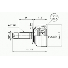 C.425 STATIM Шарнирный комплект, приводной вал