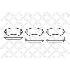 328 012-SX STELLOX Комплект тормозных колодок, дисковый тормоз