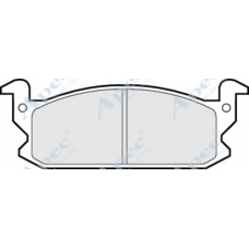 PAD445 APEC Комплект тормозных колодок, дисковый тормоз