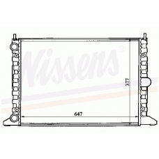63993 NISSENS Радиатор, охлаждение двигателя