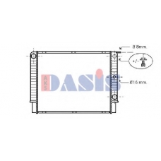 220840N AKS DASIS Радиатор, охлаждение двигателя