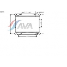 SZ2039 GERI Радиатор, охлаждение двигател