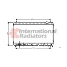 53002232 VAN WEZEL Радиатор, охлаждение двигателя