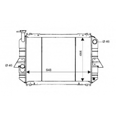 QER1755 QUINTON HAZELL Радиатор, охлаждение двигателя