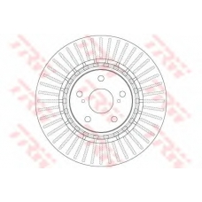 DF6265 TRW Тормозной диск