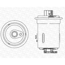 213908620000 MAGNETI MARELLI Топливный фильтр