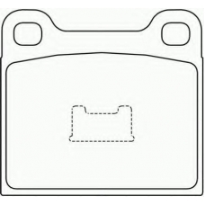 2022803 TEXTAR Комплект тормозных колодок, дисковый тормоз