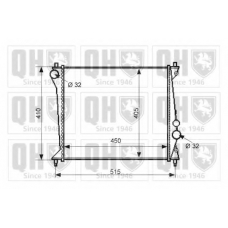 QER2339 QUINTON HAZELL Радиатор, охлаждение двигателя