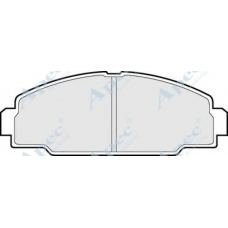 PAD598 APEC Комплект тормозных колодок, дисковый тормоз