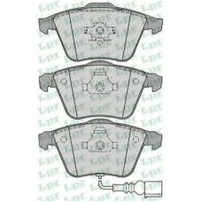 05P1270 LPR Комплект тормозных колодок, дисковый тормоз