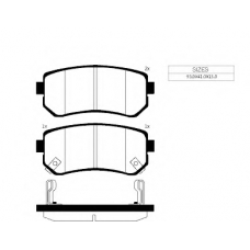2073 R Goodwill Комплект тормозных колодок, дисковый тормоз