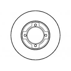 NBD 655 NATIONAL Тормозной диск