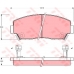 GDB977 TRW Комплект тормозных колодок, дисковый тормоз