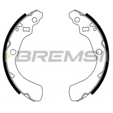 GF0710 BREMSI Комплект тормозных колодок
