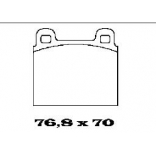BL1006A1 FTE Комплект тормозных колодок, дисковый тормоз