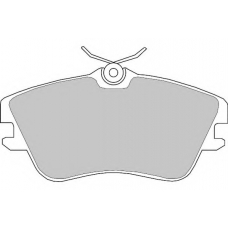 FD6626N NECTO Комплект тормозных колодок, дисковый тормоз