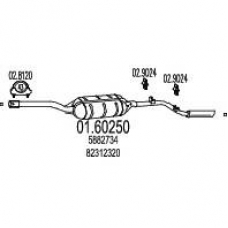 01.60250 MTS Глушитель выхлопных газов конечный