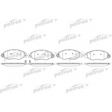 PBP1461 PATRON Комплект тормозных колодок, дисковый тормоз