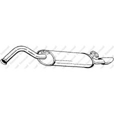 278-829 BOSAL Глушитель выхлопных газов конечный