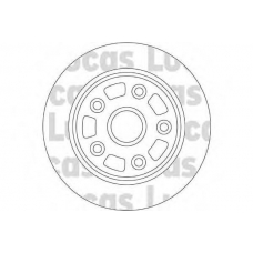 DF4003 TRW Тормозной диск