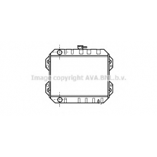 TO2012 Prasco Радиатор, охлаждение двигателя