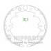 N3502083 NIPPARTS Комплект тормозных колодок, стояночная тормозная с