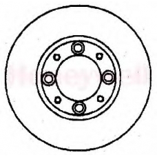 561143B BENDIX Тормозной диск