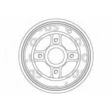 DB4214 TRW Тормозной барабан