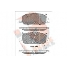 RB2153 R BRAKE Комплект тормозных колодок, дисковый тормоз