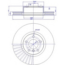 142.1661 CAR Тормозной диск