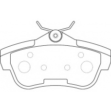 WBP24578A WAGNER LOCKHEED Комплект тормозных колодок, дисковый тормоз