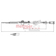 18.3010 METZGER Трос, управление сцеплением