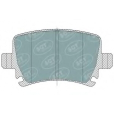 SP 321 SCT Комплект тормозных колодок, дисковый тормоз