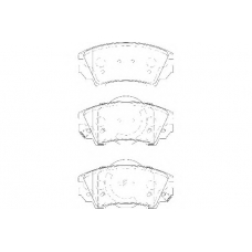 WBP24412A WAGNER LOCKHEED Комплект тормозных колодок, дисковый тормоз