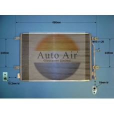 16-9701 AUTO AIR GLOUCESTER Конденсатор, кондиционер