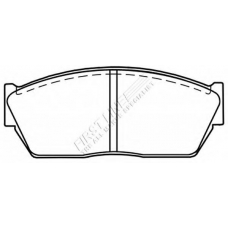 FBP1110 FIRST LINE Комплект тормозных колодок, дисковый тормоз