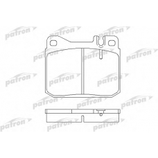PBP243 PATRON Комплект тормозных колодок, дисковый тормоз