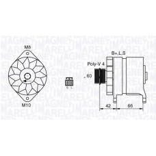 063532607010 MAGNETI MARELLI Генератор